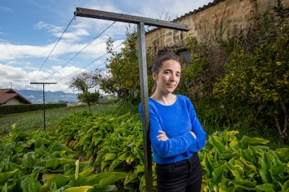 La escritora Miren Amuriza, en Berriz (Bizkaia).