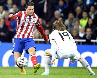 Koke y Modric en un momento de partido. 