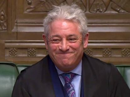 John Bercow en el Parlamento esta semana. 