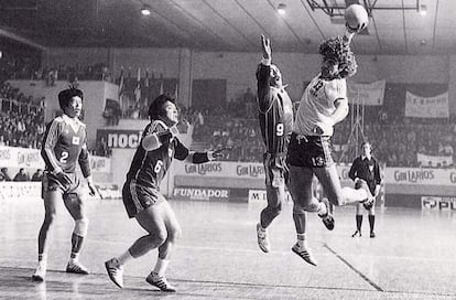 Goyo, durante un partido.