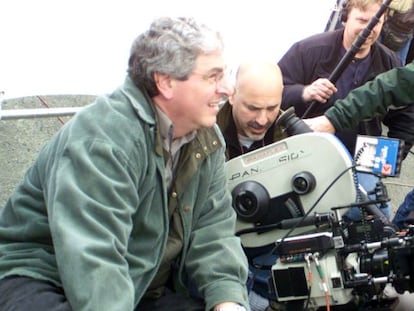 Harold Ramis, en el rodaje de &#039;Otra terapia peligrosa. &iexcl;Reca&iacute;da total!&#039;.