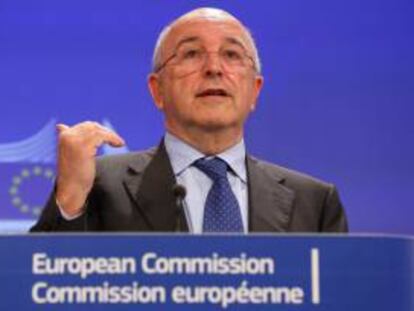 Vicepresidente de la Comisión Europea y comisario de Competencia y Asuntos Económicos, Joaquín Almunia. EFE/Archivo