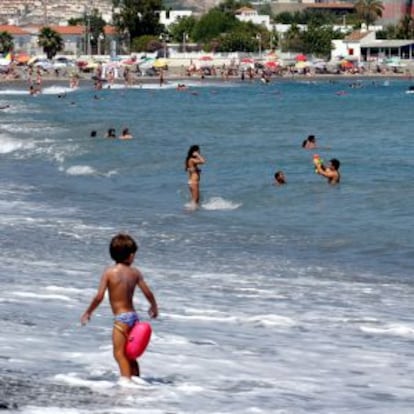 La platja de Poniente, a Motril