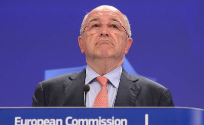 El expresidente de la Comisión Europea, Joaquín Almunia.
