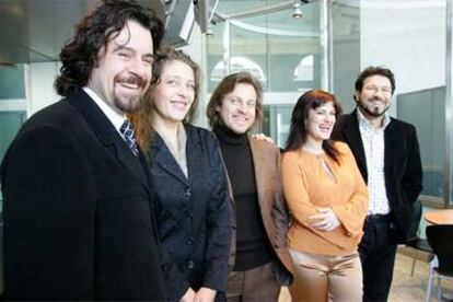 Carlos Álvarez, Tatiana Serjan, Vassily Gerello, Paoletta Marrocu y Carlo Colombara (de izquierda a derecha).