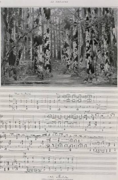 Partitura de 'Pelléas et Mélisande' (1902).