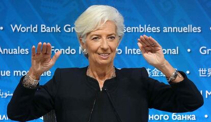 La directora gerente del Fondo Monetario Internacional (FMI), Christine Lagarde. EFE/Archivo