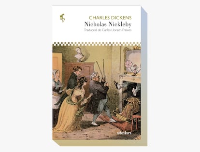 Portada de 'Nicholas Nickleby', de Charles Dickens.