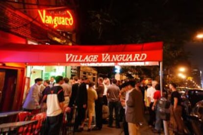 Entrada al Village Vanguard, en Manhattan (Nueva York).