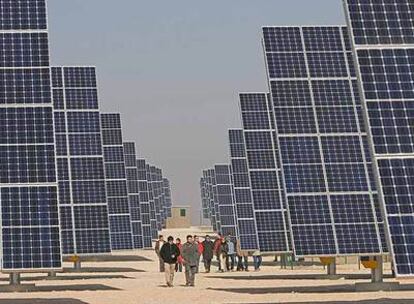 Planta solar fotovoltaica en Cintruénigo, Navarra.