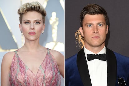 La relación de Scarlett Johansson y Colin Jost se remonta hasta la pasada primavera.