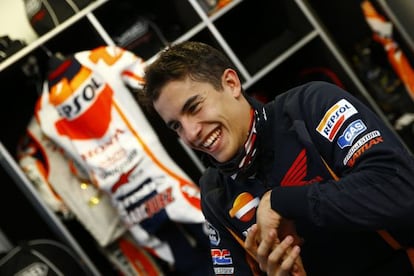 Marc Márquez, durant una entrevista.