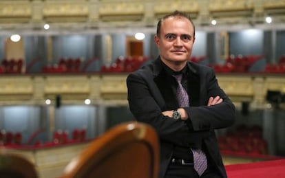 Joan Matabosch, fotografiado en el Teatro Real.