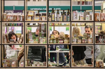 Un estand en la feria Biocultura, que se celebra este fin de semana en Ifema.