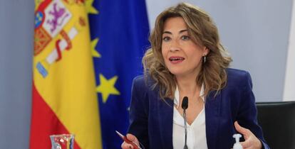 Raquel Sánchez, ministra de Transportes.