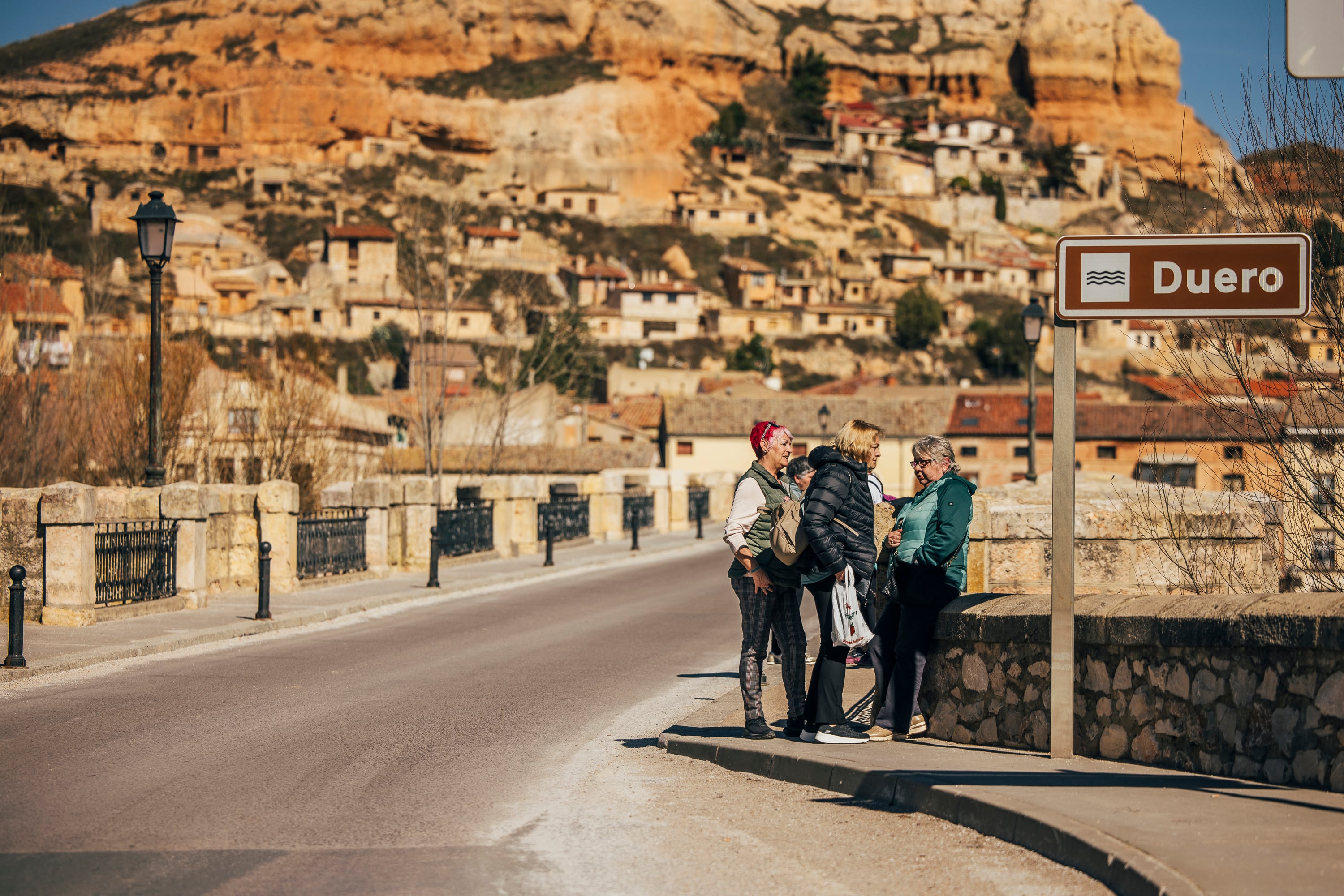 Entrada de San Esteban de Gormaz, en la provincia de Soria, el lunes 23.