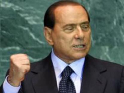 El primer ministro italiano Silvio Berlusconi