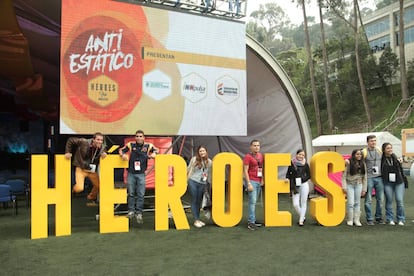 Asistentes al festival en su estreno en Bogot&aacute;.