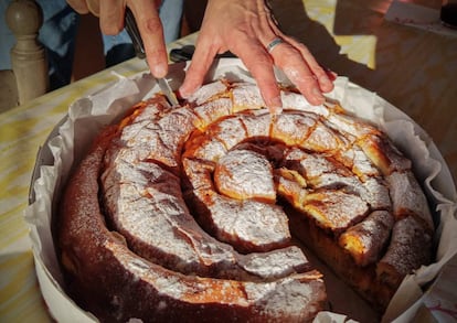 Ensaïmada, postres típic de Mallorca.