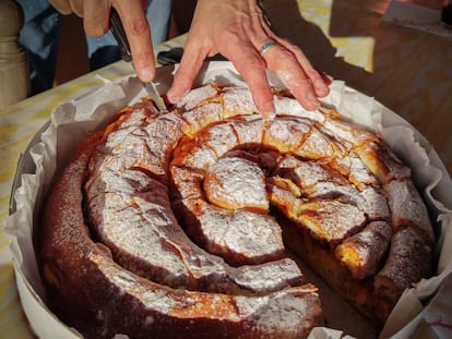 Ensaïmada, postres típic de Mallorca.