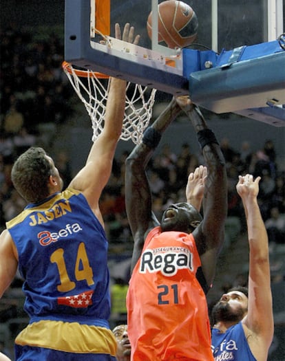 Jasen, durante el partido