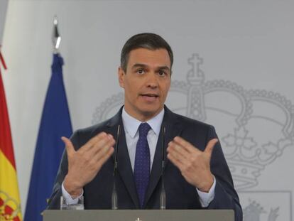 El presidente del Gobierno, Pedro Sánchez.