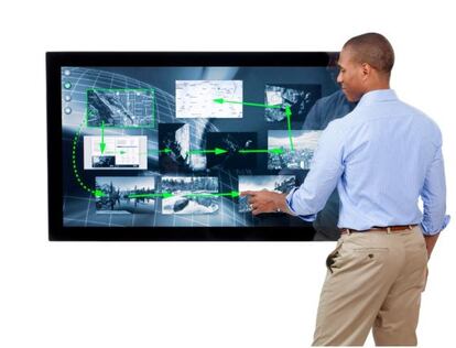 Pantalla táctil de 55 pulgadas de Perceptive Pixel