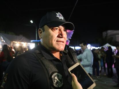 El director de la policía estatal de Sinaloa, Joel Ernesto Soto, en diciembre de 2019 en Culiacán.