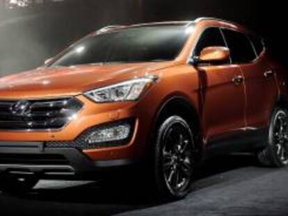 Fotografía del Hyundai Santa Fe, un todoterreno que ha hecho crecer a la marca en Norteamérica. EFE/Archivo