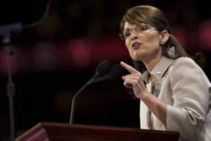 La candidata republicana a la vicepresidencia, Sarah Palin