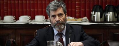 Carlos Lesmes presidente del Consejo General del Poder Judicial. 