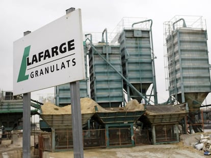 Una planta de Lafarge en París (imagen de archivo)