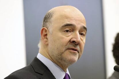 El comisario europeo de Asuntos Económicos, Pierre Moscovici