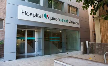 Instalaciones de Quironsalud en Valencia. 