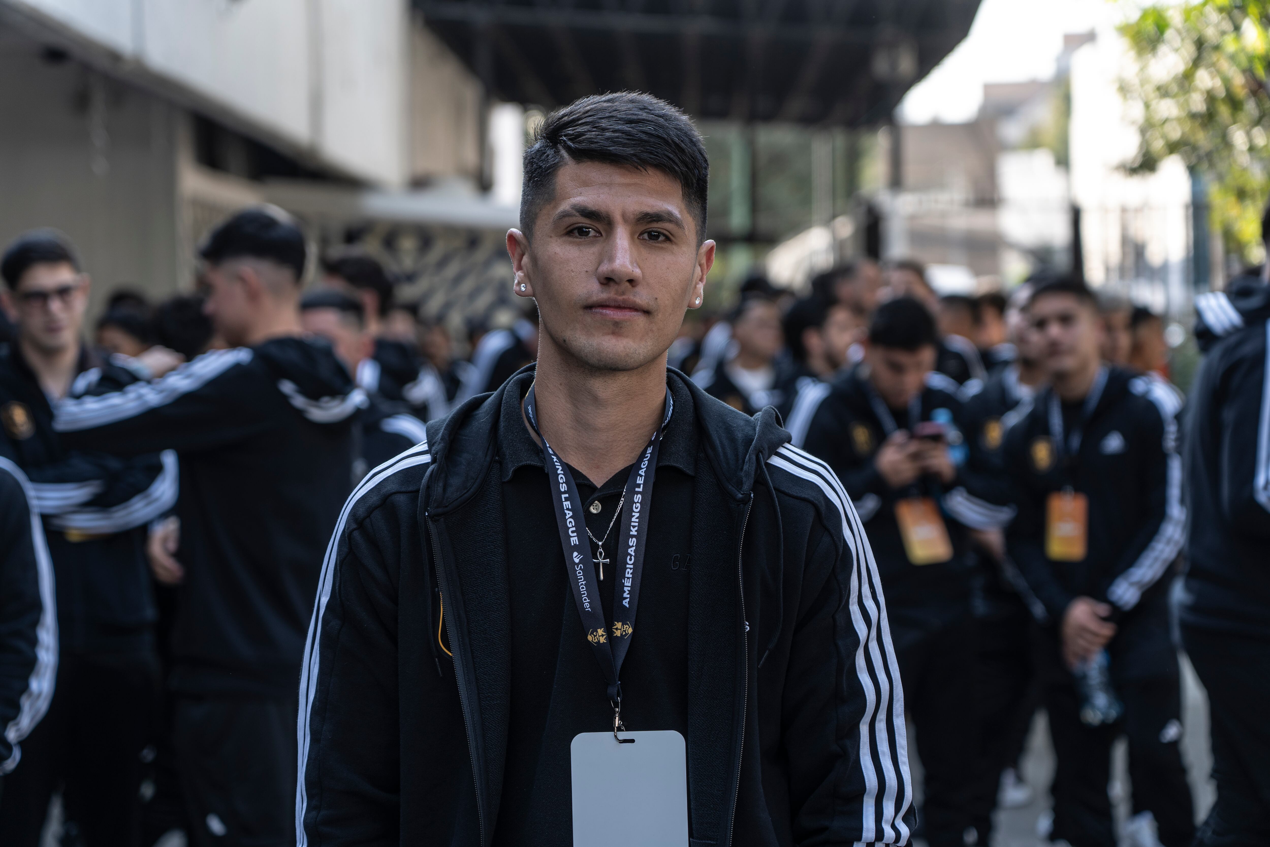 Axel Martínez, aspirante de la Kings League Américas, este 16 de enero.