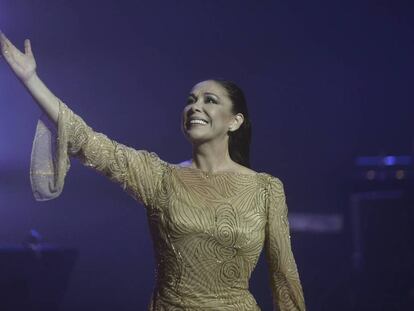 Isabel Pantoja en Valladolid en junio de 2014