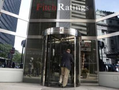 Vista exterior de las oficinas de Fitch Ratings en Nueva York (EE.UU.). EFE/Archivo