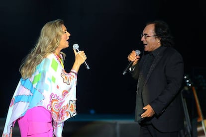 Al Bano y Romina Power en su reaparición en Peralada. 