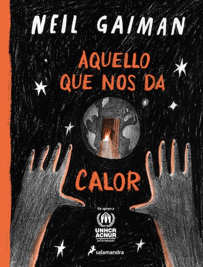 Portada de 'Aquello que nos da calor', de Neil Gaiman. EDITORIAL SALAMANDRA (PENGUIN)