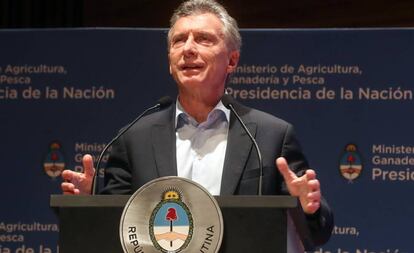 El presidente argentino, Mauricio Macri.