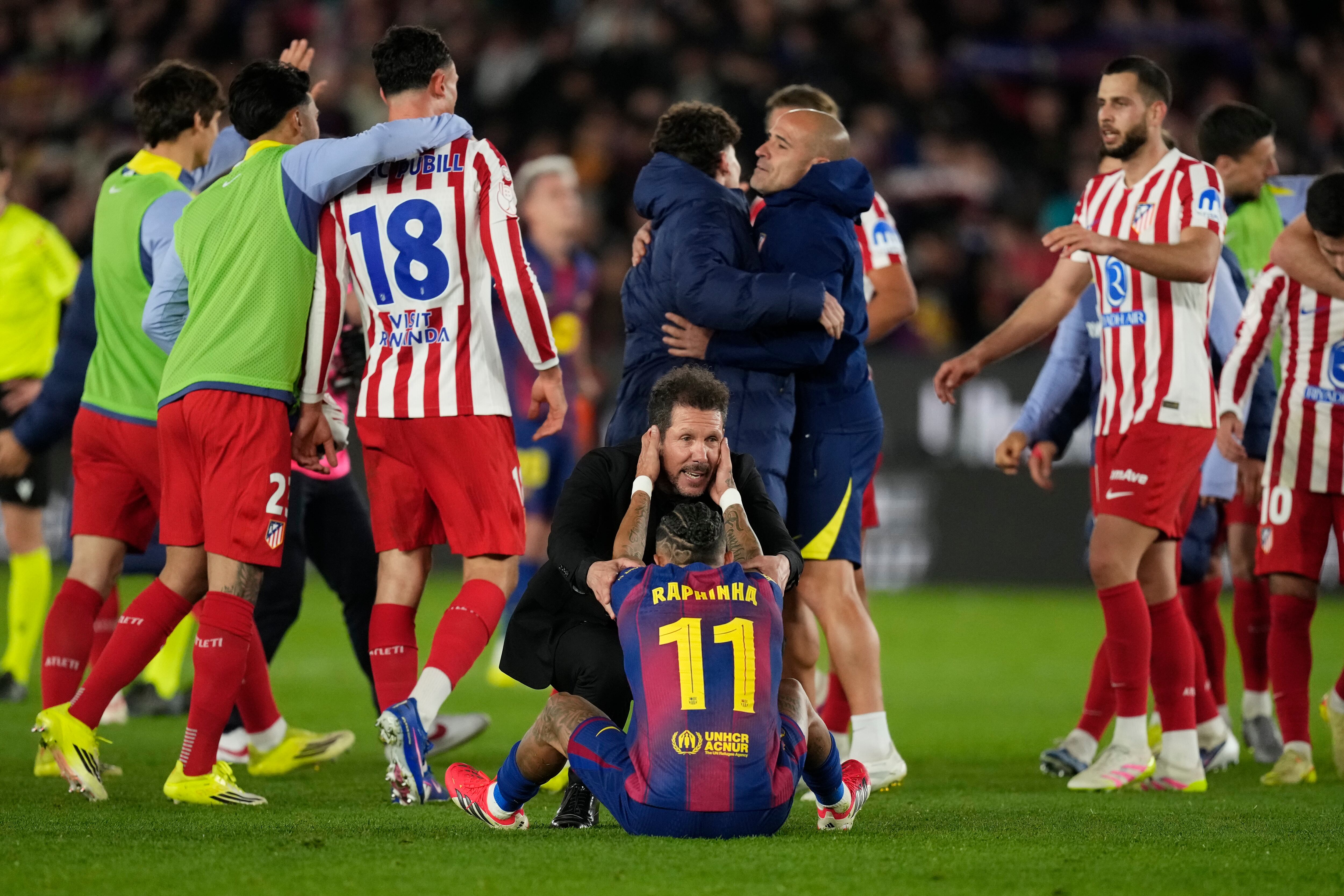 Atlético resiste al Camp Nou contro il colosso Barcellona