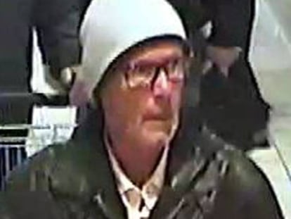 Captura del vídeo en el que se puede ver al sospechoso.