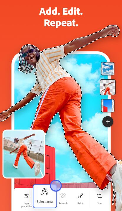 Uso de la aplicación Adobe Photoshop para Android