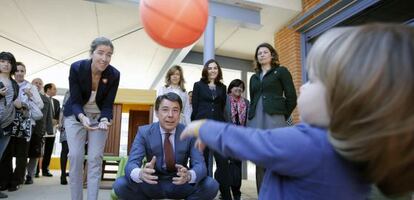 González, en una escuela infantil de Las Tablas.