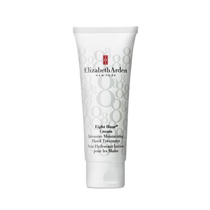 LA HERMANA PEQUEÑA DE LA CREMA DE LAS OCHO HORAS.

Nombre: Eight Hour Cream Intensive Moisturizing Hand Treatment, de Elizabeth Arden.

¿Cómo funciona? Se trata de una crema hidratante que promete una acción durante ocho horas, las mismas que bautizaron la leyenda Eight Hour de la marca, desarrollada en 1930 por la propia Elizabeth Arden como ungüento para las patas de sus caballos y que acabó siendo una pomada multiusos para todo tipo de sequedades, irritaciones y cicatrices de la piel. Lo que le hizo convertirse en una crema tan eficaz es la combinación de petrolato, que fue de los primeros beta-hidroxiácidos con uso cosmético y la vitamina E.