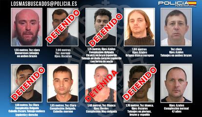 Fugitivos más buscados