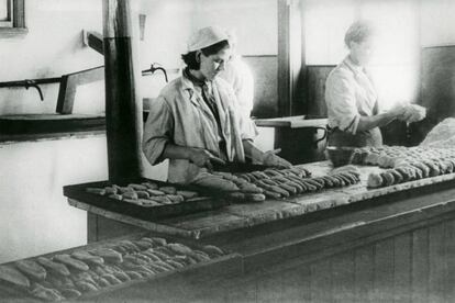 Dos mujeres en la cocina del gulag de Vorkutá, uno de los mayores campos soviéticos.