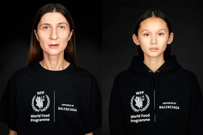 Balenciaga ha colaborado con el Programa Mundial de alimentos.