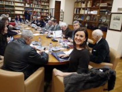 Mar&iacute;a Jos&eacute; Catal&agrave; en el Consell Valenci&agrave; de Cultura.