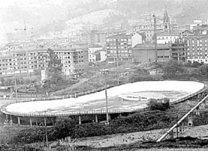 Vista del velódromo de Trapagaran.